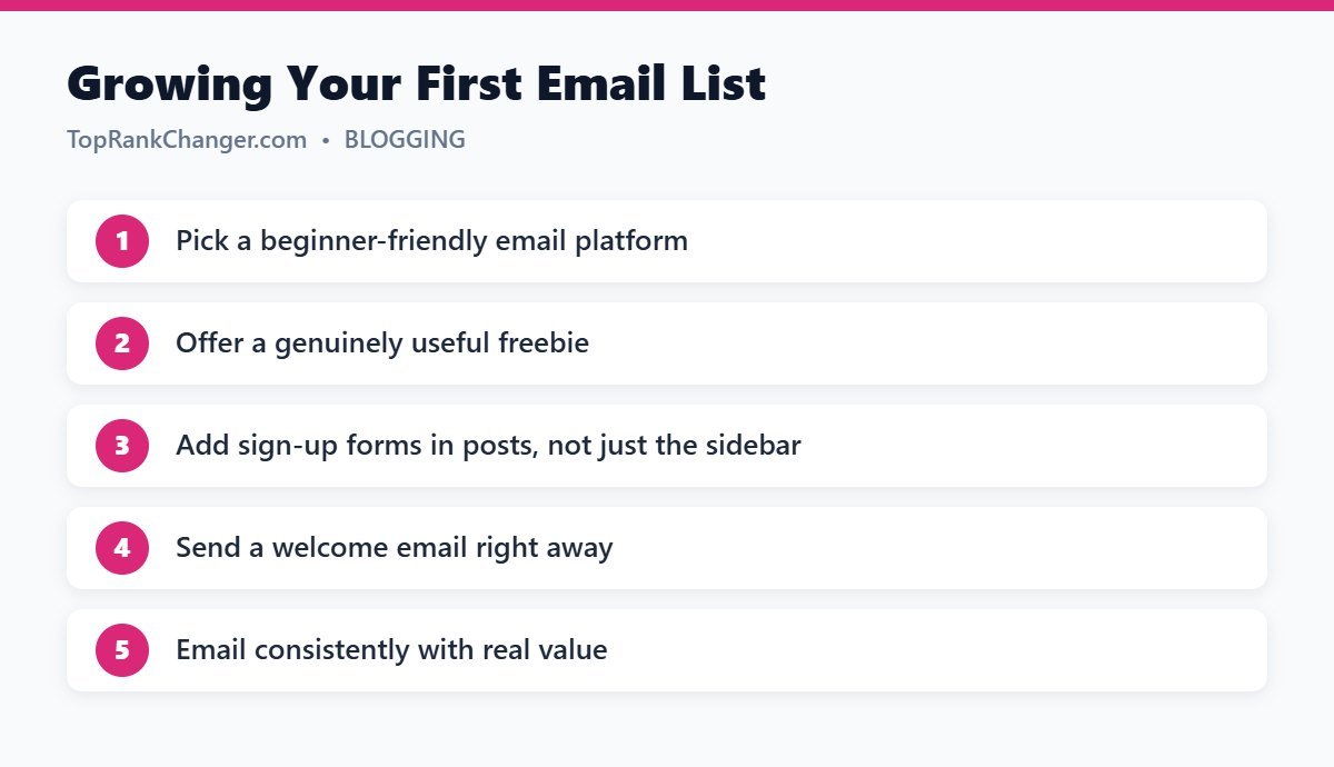 Growing Your First Email List
