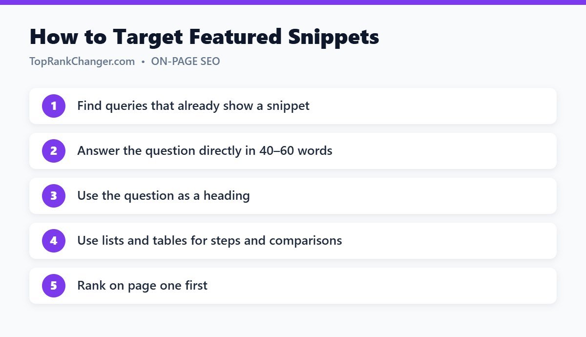 How to Target Featured Snippets