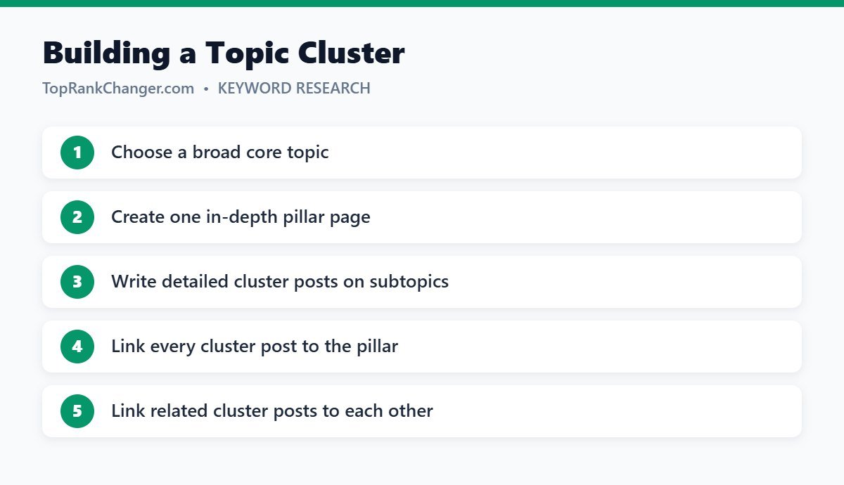 Building a Topic Cluster