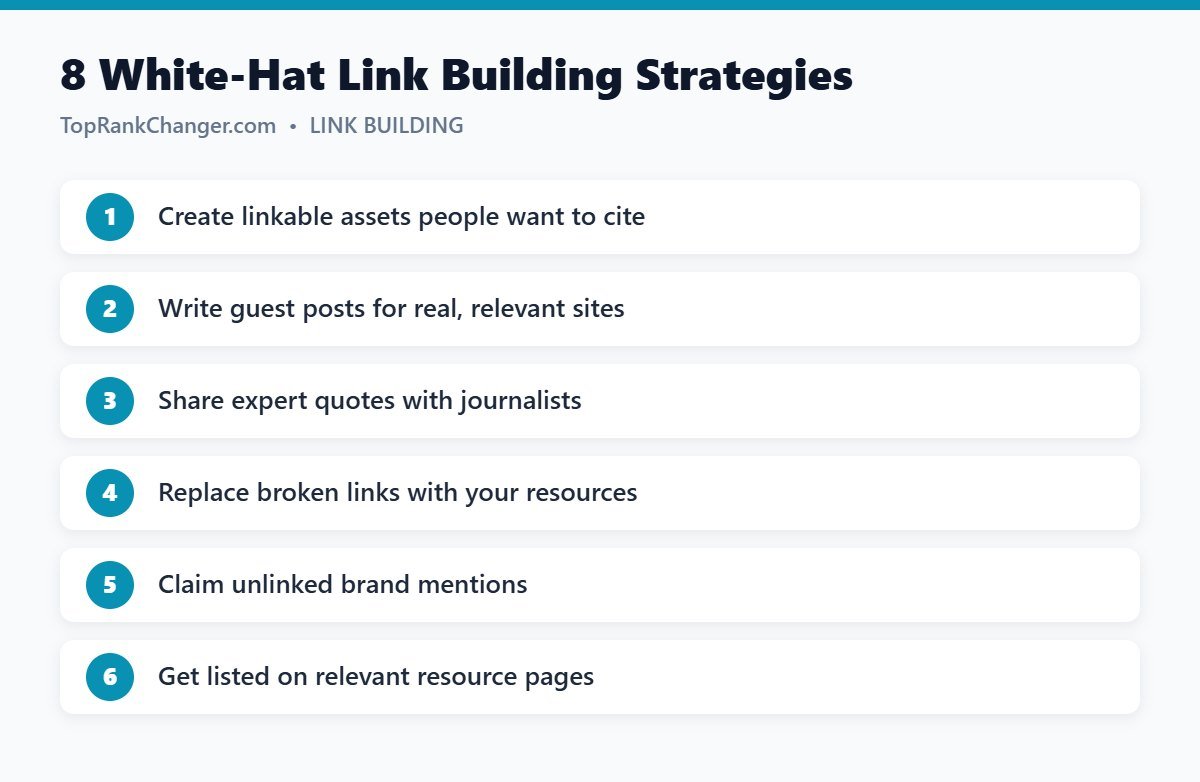 8 White-Hat Link Building Strategies