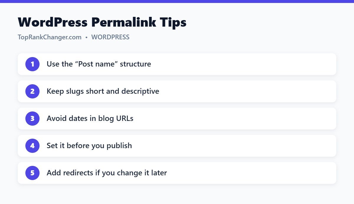 WordPress Permalink Tips